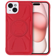 Чохол для iPhone 15, ERBORD Armor Mag, червоний