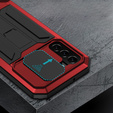 Броньований чохол для Samsung Galaxy S22, R-JUST CamShield Slide, червоний