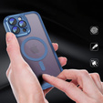 Чехол для iPhone 14 Pro, ERBORD Impact Guard, MagSafe, синий
