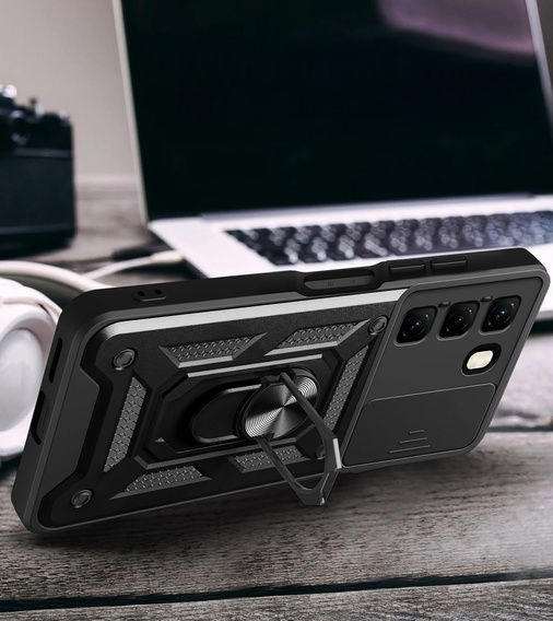 Чехол NOX Camera Slide Infinix Hot 50 Pro 4G, CamShield Slide, чёрный
