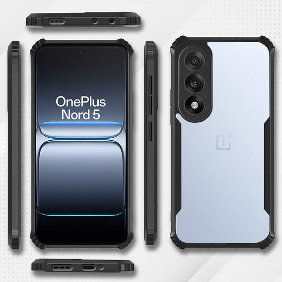 Чехол до OnePlus Nord 5, AntiDrop Hybrid, чёрный