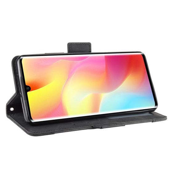 Откидной чехол для Xiaomi Mi Note 10 Lite, Card Slot, чёрный