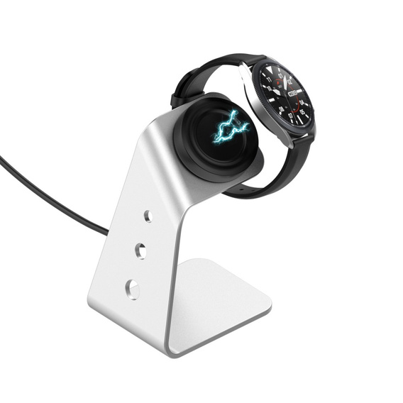 Алюмінієвий зарядний пристрій USB для Samsung Galaxy Watch 4 - Silver