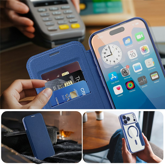 Гаманець MagSafe RFID фліп-чохол із захистом камери для iPhone 17 Pro Max