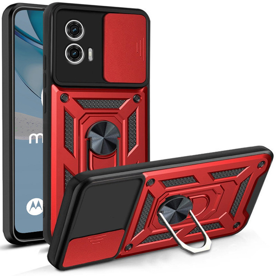 Чохол NOX Camera Slide Motorola Moto G53 5G, CamShield Slide, червоний