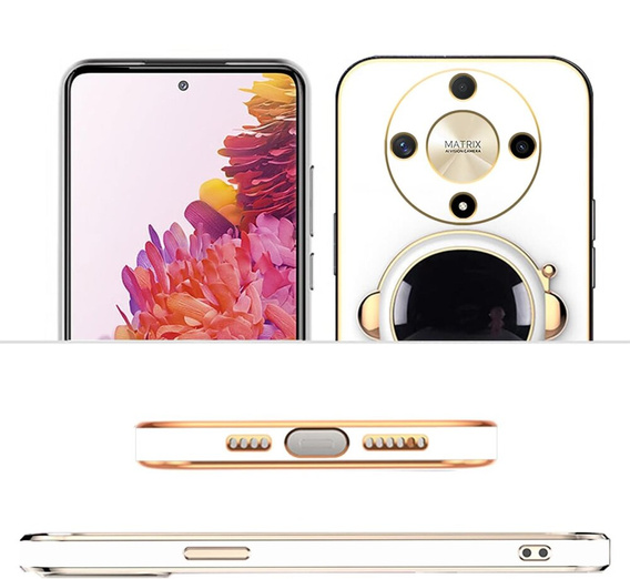 Чoхол до Honor Magic 6 Lite 5G, Astronaut, білий