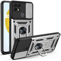 Чохол NOX Camera Slide Realme C21, CamShield Slide, срібло