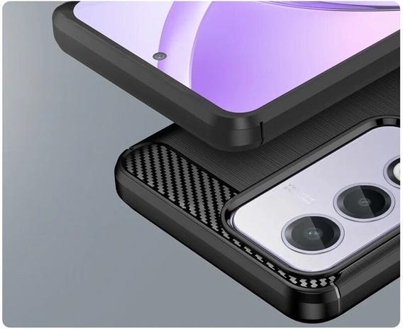Чoхол до Oppo A80, Carbon, чорний