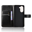Футляр з клапаном для Xiaomi Poco X7 Pro 5G, Crazy Horse Wallet, чорний