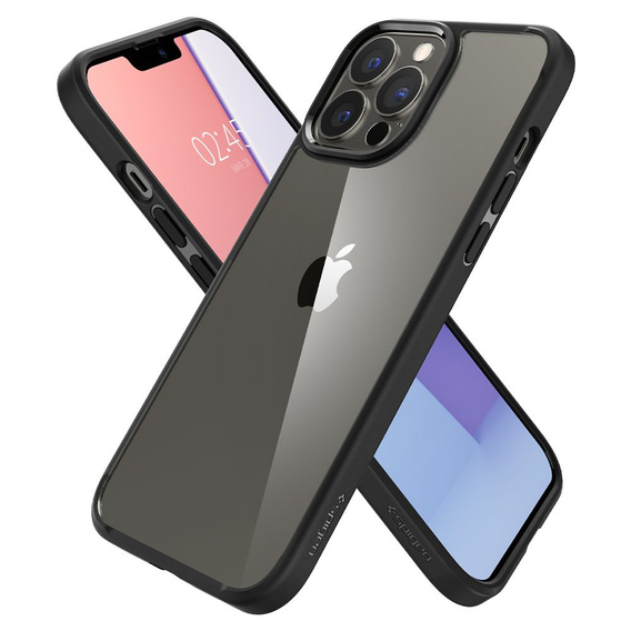 Чoхол Spigen до iPhone 13 Pro, Ultra Hybrid, матовий чорний