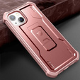 Броньований чохол для iPhone 13 mini, Dexnor Full Body, рожевий rose gold