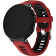 Силиконовый ремешок для Garmin Forerunner 22mm, Red/Black