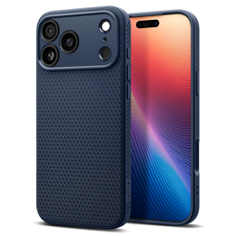 Чехол Spigen Liquid Air для iPhone 17 Pro, темно-синий