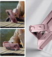 Бронированный чехол для Samsung Galaxy S24 Ultra, Dexnor Full Body (Two Frames), розовый rose gold
