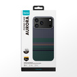 Чехол BENKS Kevlar для Samsung Galaxy S25 Ultra, для MagSafe, Carbon Fiber, чёрный