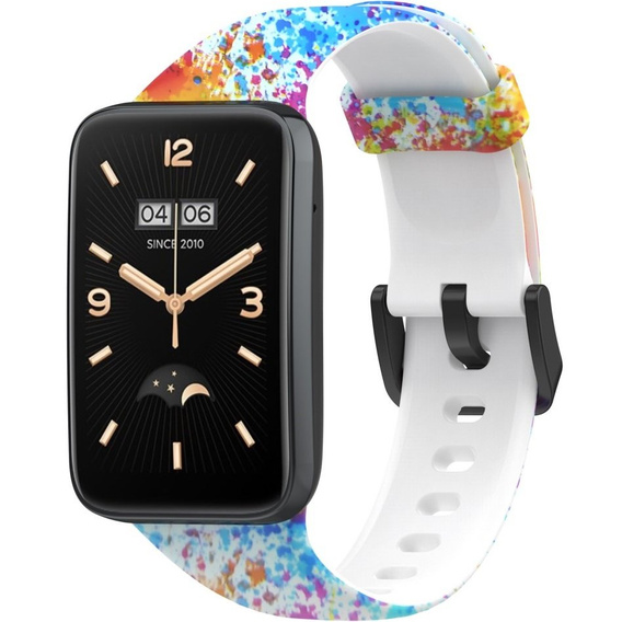 Силиконовый ремешок для Xiaomi Mi Band 7 Pro, Kolorowa farba