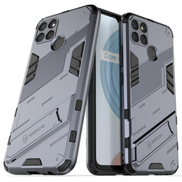 Чехол для Realme C21Y/C25Y, Military kickstand, синий