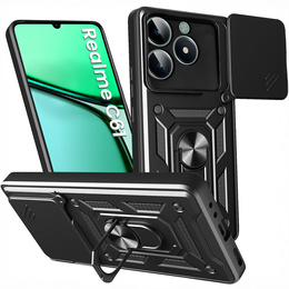 Чехол NOX Camera Slide Realme C61, CamShield Slide, чёрный