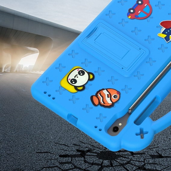Дитячий чохол для планшета Samsung Galaxy Tab S7/S8/S9, Cute Patterns, з підставкою, м'яти