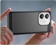 Чехол до Oppo A40 / Oppo A40m, Carbon, чёрный