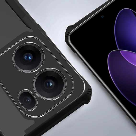 Чехол до Oppo Reno 13F / Oppo Reno 13FS, AntiDrop Hybrid, чёрный