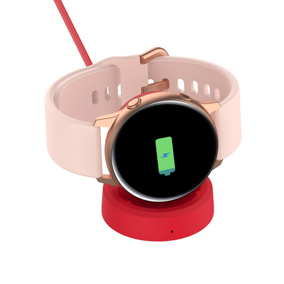 Индукционное зарядное устройство для Samsung Galaxy Watch 4 / 5 / 5 Pro, Red