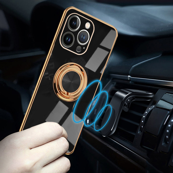 Чoхол до iPhone 14 Pro, Electro Ring, чорний