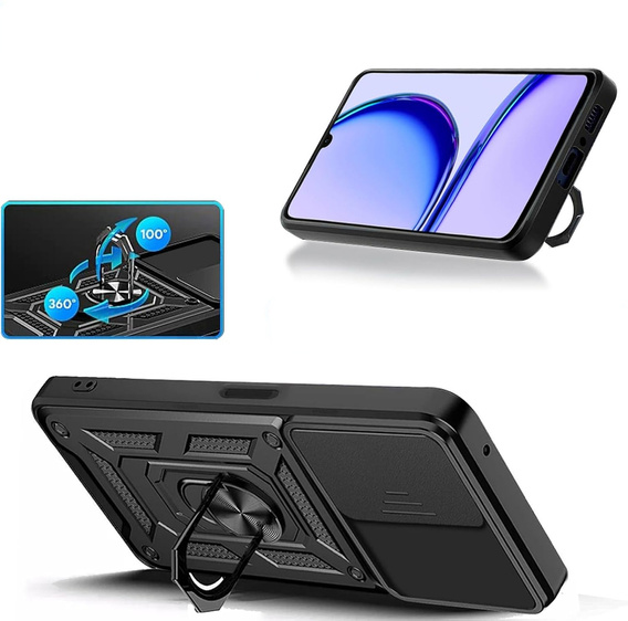 Чохол NOX Camera Slide Realme Note 50, CamShield Slide, чорний
