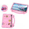 Дитячий чохол для планшета Samsung Galaxy Tab S10+ Plus, Cute Patterns, з підставкою, рожевий