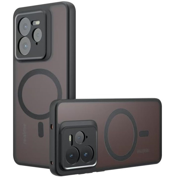 Чохол для Realme GT 7 Pro, для MagSafe, ERBORD Matt Case, чорний