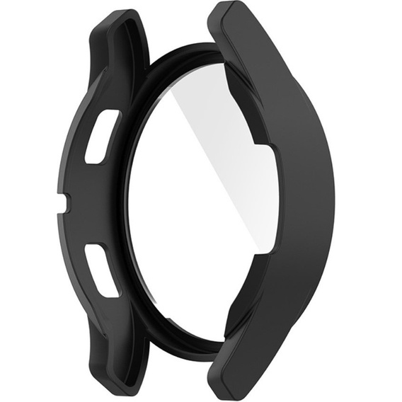 Силиконовый футляр со встроенным защитным стеклом до Samsung Galaxy Watch4 40mm, Black
