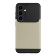 Чoхол до Samsung Galaxy S24, ERBORD CamProtect Slide Camera, золотий
