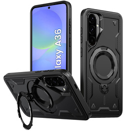 Чехол для Samsung Galaxy A36, Military MagSafe, чёрный