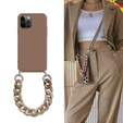 Чохол INS Crossbody для iPhone 13 Pro, Brown