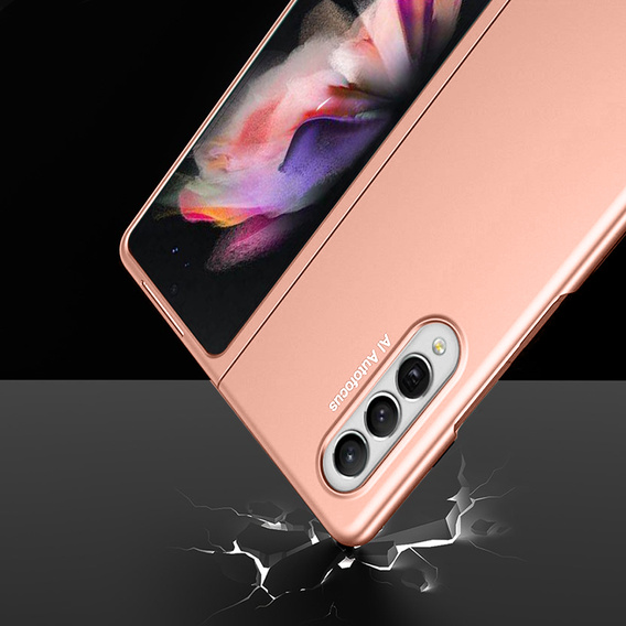 Чехол GKK Hard PC для Samsung Galaxy Z Fold3 5G,  Gold