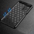 Чехол до Xiaomi 11T / 11T Pro, Carbon Gel, чёрный