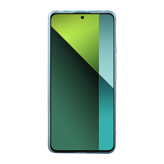 Чохол для Xiaomi Redmi Note 13 5G, Glittery Powder, м'яти + загартоване скло 9H
