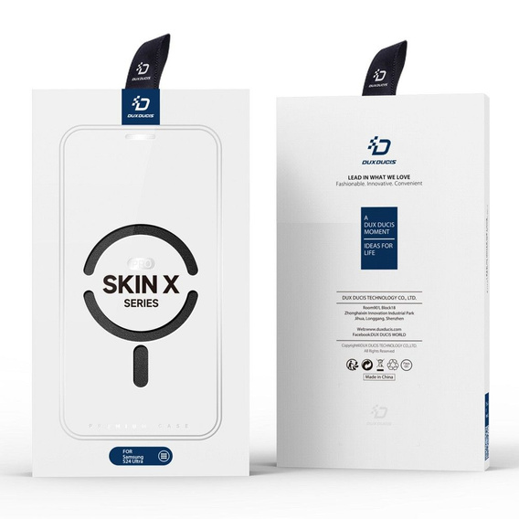 Чехол Dux Ducis до Samsung Galaxy S24 Ultra, Skin X Pro, MagSafe, чёрный