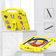 Детский чехол для iPad 10.2" 2021/2020/2019 (9/8/7 gen.) / Air 10.5" 2019 (3 gen.), Cute Patterns, с подставкой, жёлтый