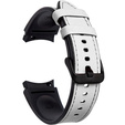Кожаный ремешок для часов Samsung Galaxy Watch 4 / 5 40/42/44/46/45MM PRO, White