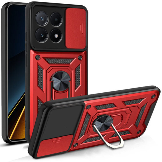 Чохол NOX Camera Slide Xiaomi Poco X6 Pro 5G, CamShield Slide, чорний