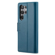 Чохол для Samsung Galaxy S24 Ultra, ERBORD Glossy Litchi, гаманець з клапаном, м'яти