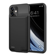 Чехол с батареей 6000mAh до iPhone 12 Mini, Black