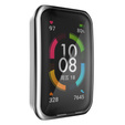 Чехол 2в1 с защитой экрана для часов Huawei Band 6/7, Silver