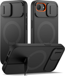 SURITCH - Магнитный защитный чехол с крышкой камеры и подставкой для iPhone 16e
