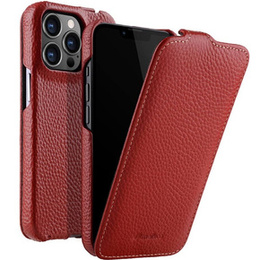 Чохол MELKCO для iPhone 13 Pro, шкіряний, фліп, червоний