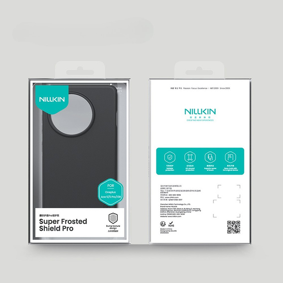 Чехол NILLKIN для OnePlus 13R, чёрный