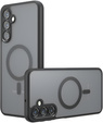 Чохол для Samsung Galaxy A34 5G, для MagSafe, ERBORD Matt Case, чорний + захисне скло