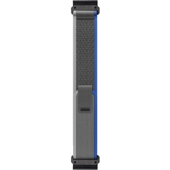 Нейлоновий ремінець до Garmin Fenix 22mm, Grey / Blue