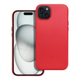 Кожаный чехол Mag Cover для iPhone 15 Plus, красный